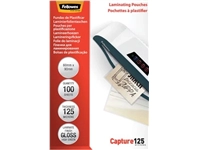 Een Fellowes lamineerhoes Capture125 ft 60 x 90 mm, 250 micron (2 x 125 micron), pak van 100 stuks koop je bij best4office