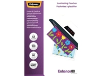 Een Fellowes lamineerhoes Enhance80 ft A3, 160 micron (2 x 80 micron), pak van 100 stuks, mat koop je bij best4office