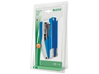 Een Leitz NeXXt WOW 5502 nietmachine, blauw metallic, op blister koop je bij best4office