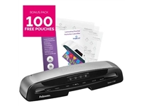 Een Fellowes lamineermachine Saturn voor ft A3 + Bonus Pack van 100 lamineerhoezen (A4, 80 micron) koop je bij best4office