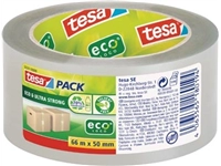 Een Tesapack eco & ultra strong ecologo, 50 mm x 66 m, transparant koop je bij Muys Kantoor & Kado