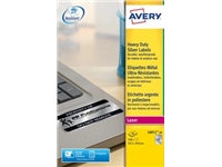 Een Avery L6011-20 ultra-sterke etiketten ft 63,5 x 29,6 mm (b x h), 540 etiketten, zilver koop je bij best4office