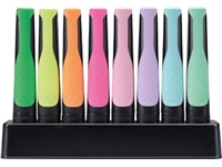 Een STABILO GREENBOSS PASTEL markeerstift, deskset van 8 stuks in geassorterde kleuren koop je bij Muys Kantoor & Kado