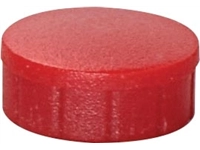 Een MAUL magneet Solid, 15 mm, trekkracht 150 gr, doos van 10 stuks, rood koop je bij best4office