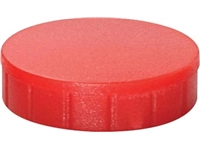 Een MAUL magneet Solid, 24 mm, trekkracht 600 gr, doos van 10 stuks, rood koop je bij best4office