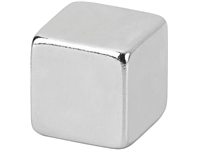 Een Maul neodymium kubusmagneet, ft 10 x 10 x 10 mm, zilver, voor glas- en whitebord, blister van 10 stuks koop je bij best4office