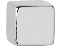 Een Maul neodymium kubusmagneet, ft 10 x 10 x 10 mm, zilver, voor glas- en whitebord, blister van 10 stuks koop je bij best4office