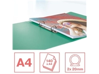 Een Esselte Colour'Breeze ringmap, 2 ringen, PP, ft A4, met soepele kaft, groen koop je bij best4office