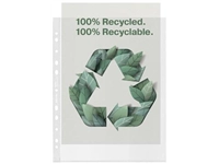 Een Esselte premium geperforeerde showtas, 100 % gerecycleerd, ft A4 maxi, 100 micron, pak van 100 stuks koop je bij best4office