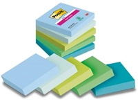 Een Post-it Super Sticky notes Oasis, 90 vel, ft 76 x 76 mm, geassorteerde kleuren, pak van 5 blokken koop je bij best4office