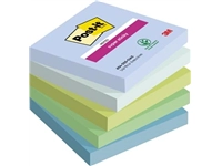 Een Post-it Super Sticky notes Oasis, 90 vel, ft 76 x 76 mm, geassorteerde kleuren, pak van 5 blokken koop je bij best4office