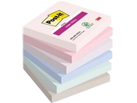 Een Post-it Super Sticky notes Soulful, 90 vel, ft 76 x 76 mm, geassorteerde kleuren, pak van 6 blokken koop je bij best4office