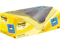 Een Post-it Notes, 100 vel, ft 76 x 76 mm, geel, pak van 16 blokken + 4 gratis koop je bij best4office