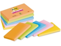 Een Post-it Super Sticky notes Boost, 90 vel, ft 76 x 127 mm, geassorteerde kleuren, pak van 5 blokken koop je bij best4office