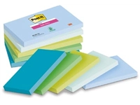 Een Post-it Super Sticky notes Oasis, 90 vel, ft 76 x 127 mm, geassorteerde kleuren, pak van 5 blokken koop je bij best4office