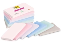 Een Post-it Super Sticky notes Soulful, 90 vel, ft 76 x 127 mm, geassorteerde kleuren, pak van 6 blokken koop je bij Muys Kantoor & Kado