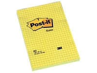 Een Post-it Notes, ft 102 x 152 mm, geel, geruit, blok van 100 vel koop je bij Muys Kantoor & Kado