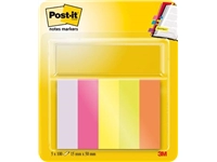 Een Post-it Notes Markers, ft 15 x 50 mm, geassorteerde kleuren, blister met 5 blokjes van 100 vel koop je bij Muys Kantoor & Kado