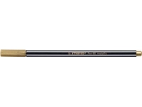 Een STABILO Pen 68 metallic viltstift, goud koop je bij best4office