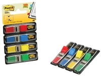 Een Post-it Index Smal, ft 11,9 x 43,2 mm, blister met 4 kleuren, 35 tabs per kleur, 4 + 2 blisters gratis koop je bij Muys Kantoor & Kado