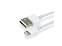 Een Greenmouse Lightning kabel, USB-A naar 8-pin, 1 m, wit koop je bij best4office