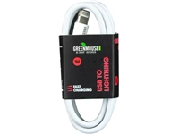 Een Greenmouse Lightning kabel, USB-A naar 8-pin, 1 m, wit koop je bij best4office