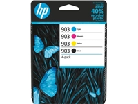 Een HP inktcartridge 903, 300 pagina's, OEM 6ZC73AE, 4 kleuren koop je bij best4office