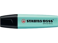 Een STABILO BOSS ORIGINAL Pastel markeerstift, turkoois (pastelblauw) koop je bij Muys Kantoor & Kado