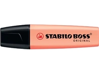 Een STABILO BOSS ORIGINAL Pastel markeerstift, creamy peach (oranje) koop je bij Muys Kantoor & Kado