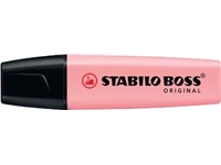 Een STABILO BOSS ORIGINAL Pastel markeerstift, pink blush (roze) koop je bij best4office