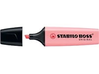 Een STABILO BOSS ORIGINAL Pastel markeerstift, pink blush (roze) koop je bij best4office