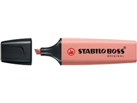 Een STABILO BOSS ORIGINAL NatureCOLORS markeerstift sienna (rozebruin) koop je bij best4office