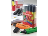 Een STABILO BOSS ORIGINAL markeerstift, Desk set Parade van 4 stuks in geassorteerde kleuren koop je bij best4office