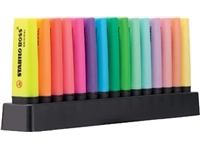 Een STABILO BOSS ORIGINAL Pastel markeerstift, deskset van 15 stuks in geassorteerde kleuren koop je bij best4office