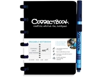 Een Correctbook A6 Original: uitwisbaar / herbruikbaar notitieboek, gelijnd, Ink Black (zwart) koop je bij Muys Kantoor & Kado