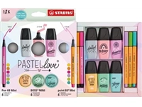 Een STABILO Pastellove set, koffertje van 18 stuks koop je bij Muys Kantoor & Kado