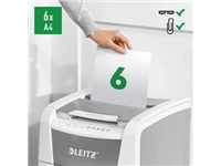 Een Leitz IQ Autofeed small office 100 papiervernietiger P5 koop je bij best4office