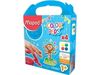 Een Maped vingerverf Color'Peps Early Age, doos van 4 potjes van 80 ml in geassorteerde kleuren koop je bij best4office