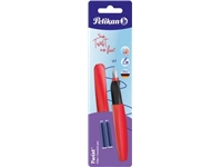 Een Pelikan Twist vulpen, op blister, rood (Fiery Red) koop je bij best4office