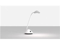 Een MAULarc bureaulamp, LED, op voet, wit koop je bij best4office