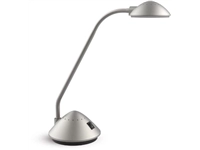 Een MAULarc bureaulamp, LED, op voet, zilver koop je bij best4office