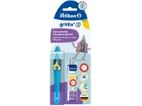 Een Pelikan Griffix vulpotlood, op blister, voor rechtshandigen, blauw - groen koop je bij Muys Kantoor & Kado