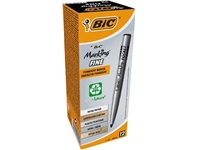 Een Bic permanent marker ECOlutions, schrijfbreedte 1,1 mm, fijne punt, zwart koop je bij Muys Kantoor & Kado