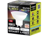 Een Integral Smart LED spot GU10, RGBW 2.700 - 6.500 K, 4,9 W, 350 lumen koop je bij Muys Kantoor & Kado