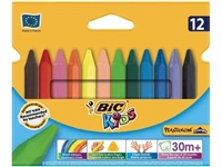 Een Bic waskrijt Plastidecor Triangle 12 stuks koop je bij best4office