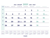 Een Brepols maandkalender, 2025 koop je bij Muys Kantoor & Kado