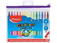 Een Maped Viltstift ColorPeps Long Life, etui van 15 stuks koop je bij best4office