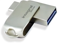 Een Integral 360-C Dual USB-C & USB 3.0 stick, 256 GB koop je bij best4office