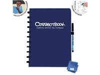 Een Correctbook A4 Original: uitwisbaar / herbruikbaar notitieboek, gelijnd, Midnight Blue (marineblauw) koop je bij Muys Kantoor & Kado