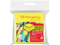 Een Pergamy notes, ft 76 x 76 mm, pak van 2, neon geel en neon groen koop je bij best4office